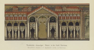 Ancien palais de Théodoric le Grand, roi des Ostrogoths, à Ravenne, Italie - German School