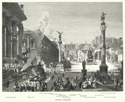 Forum Romanum, Rome antique - German School