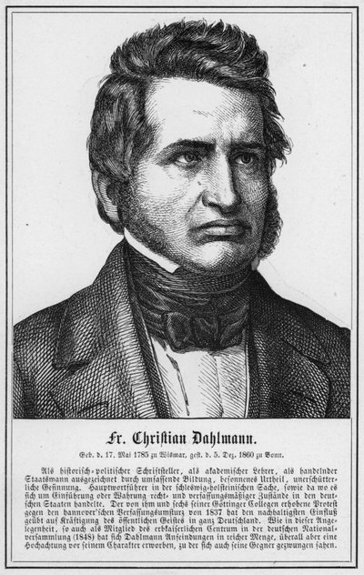 Fr Christian Dahlmann (gravure) - German School
