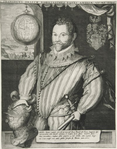 Francis Drake, pub. XIXe siècle - German School