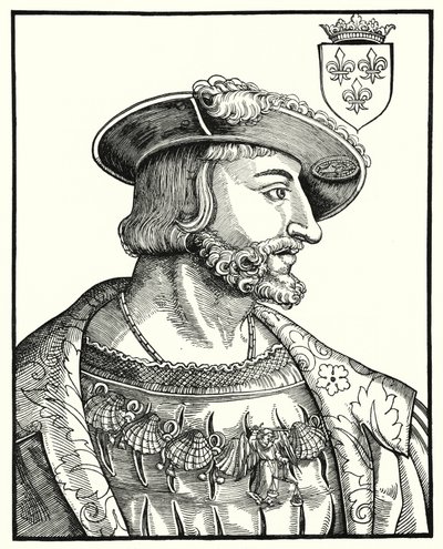 François Ier, roi de France (gravure) - German School