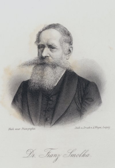 Franciszek Smolka, politicien polonais sous la domination austro-hongroise (gravure) - German School
