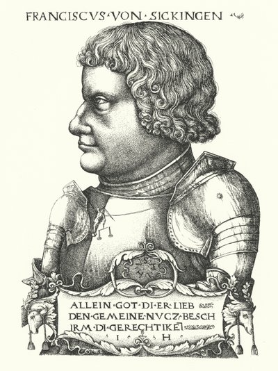 Franz von Sickingen, chevalier allemand de la période de la Réforme - German School