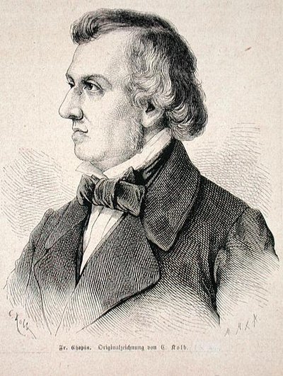 Frédéric Chopin (1810-49) 1870 - German School