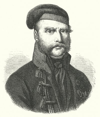 Frédéric-Guillaume, duc de Brunswick-Wolfenbüttel, soldat allemand qui a dirigé les Brunswickois noirs contre les Français pendant leur occupation de l