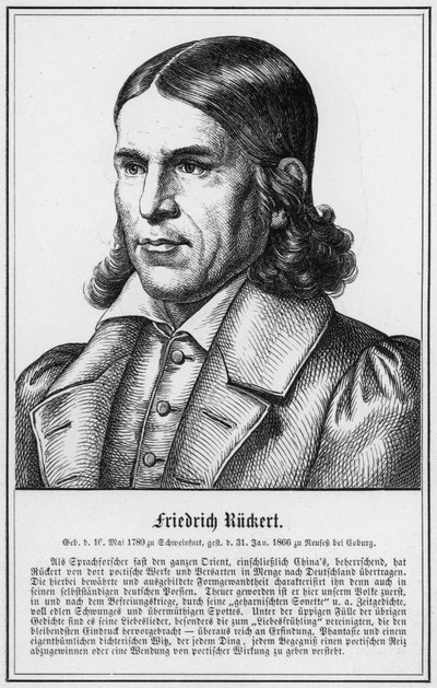 Friedrich Rückert - German School