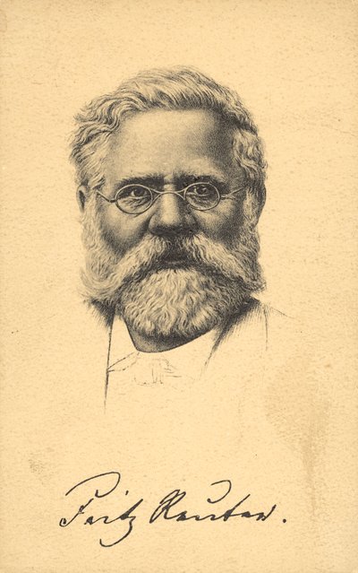Fritz Reuter (litho) - German School