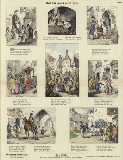 Du bon vieux temps - German School