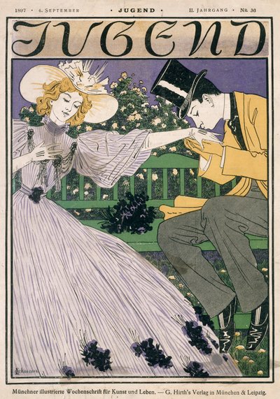 Couverture de Jugend Magazine, 4 septembre 1897 - German School