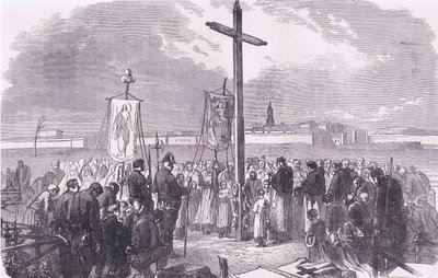 Cérémonie funéraire pour les soldats français tués pendant le siège de Paris, Histoire de la guerre entre la France et l