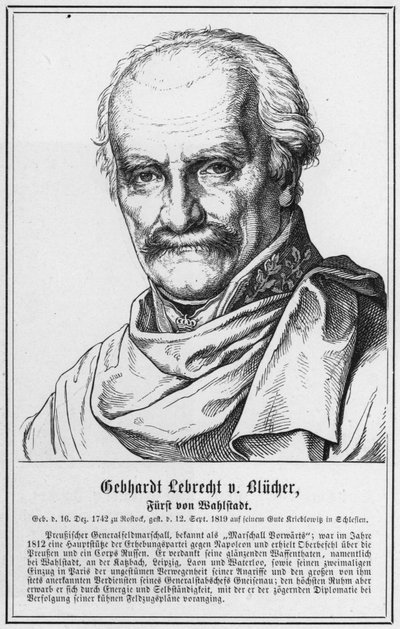 Gebhardt Lebrecht von Blücher, Prince de Wahlstadt - German School