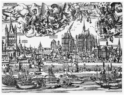 Vue générale de Cologne, 1531 - German School