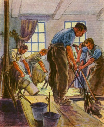 Gerber Und Farber / Tanneurs et teinturiers - German School