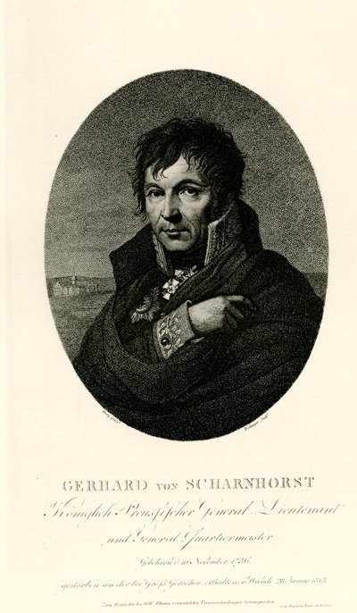 Gerhard Johann David von Scharnhorst, 1884-90 - German School
