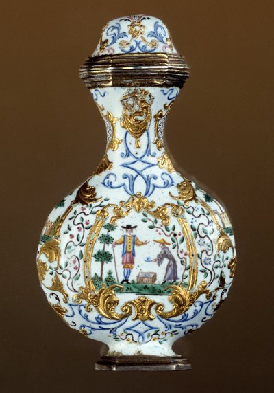 Art allemand : Flacon de parfum du XVIIIe siècle - German School