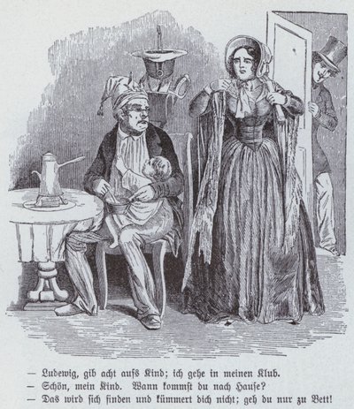 Caricature allemande sur l
