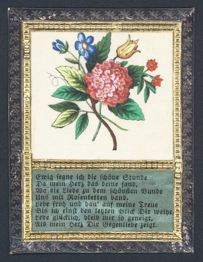 Carte de vœux allemande - German School