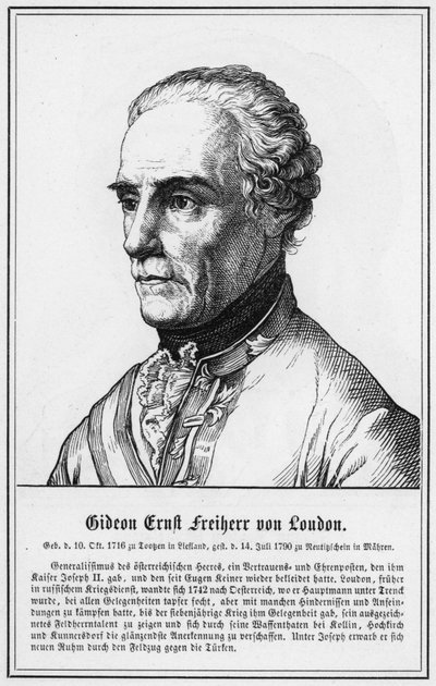 Gideon Ernst Freiherr von Loudon - German School