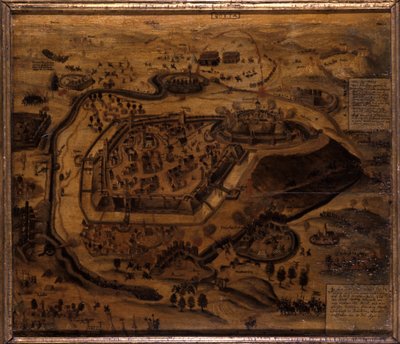 Gotha pendant le siège de Grimmenstein, 1567 - German School