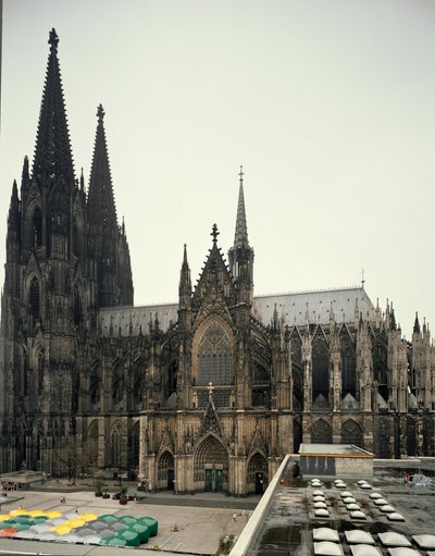 Art gothique : Vue de la cathédrale de Cologne - German School
