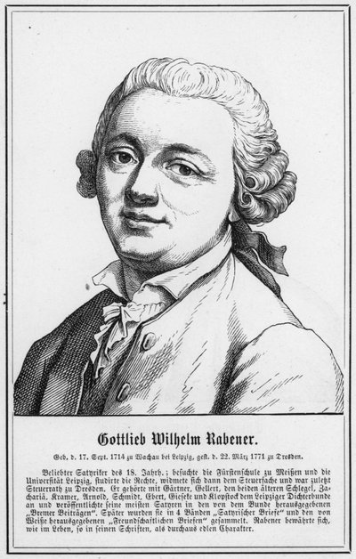 Gottlieb Wilhelm Rabener - German School