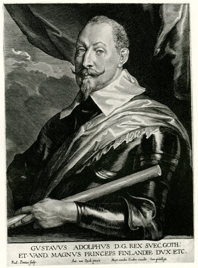 Gustave II Adolphe, Roi de Suède - German School
