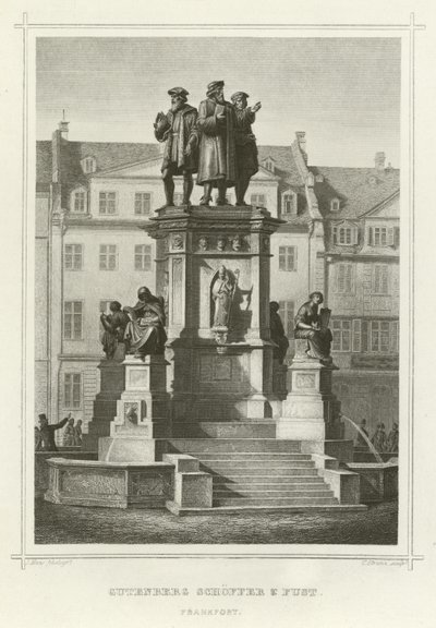 Gutenberg, Schoffer et Fust, Francfort - German School