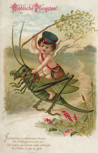 Joyeuse Pentecôte (lithographie couleur) - German School
