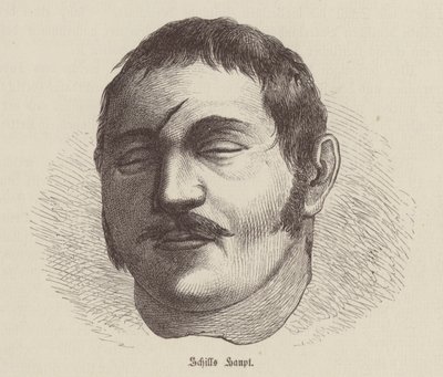 Tête de Ferdinand von Schill, soldat prussien qui s