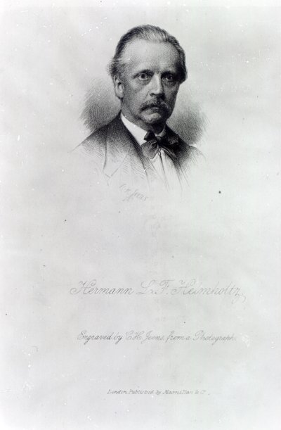 Hermann von Helmholtz, gravé par C.H Jeens - German School