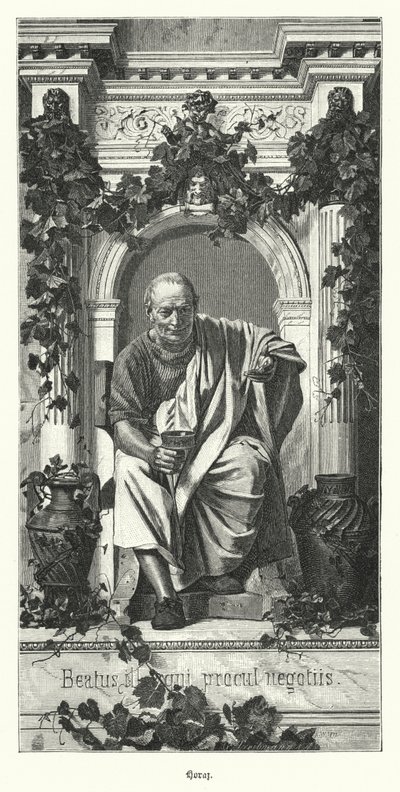 Horace, poète romain - German School
