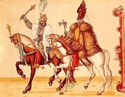 Nobles hongrois à la cour ottomane à la fin du XVIe siècle - German School