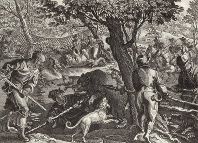 Chasse aux ours - German School
