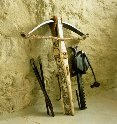 Arbalète de chasse appartenant au Landgrave de Moritz, vers 1600 - German School