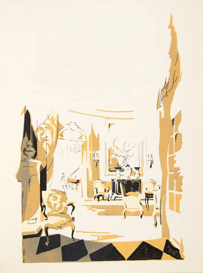 Illustration de Styl, pub.1922 (pochoir) - German School