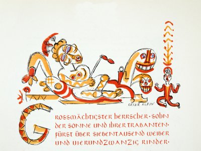 Illustration de Styl, publié en 1922 (impression de pochoir) - German School