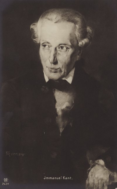 Immanuel Kant (litho) - German School