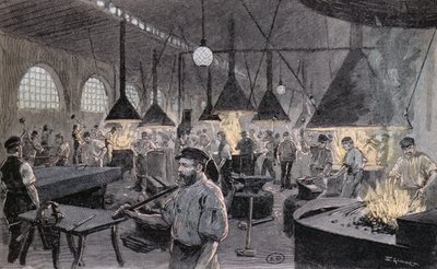 Quai impérial à Kiel, Allemagne, vers 1900 - German School