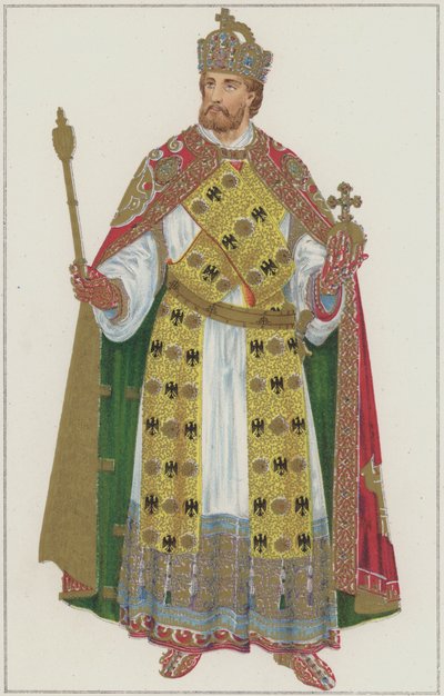 Regalia impériale des empereurs du Saint-Empire romain - German School