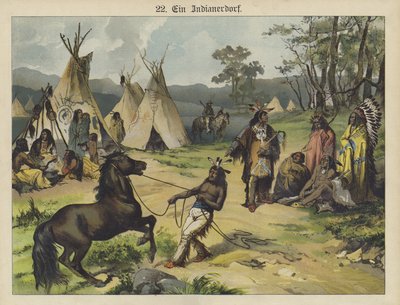 Camp indien, Amérique - German School