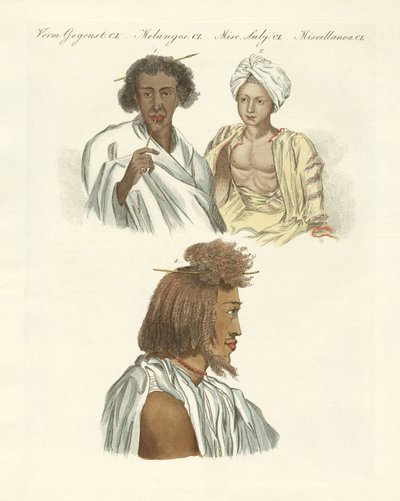 Habitants des deux côtes de la mer Rouge - German School