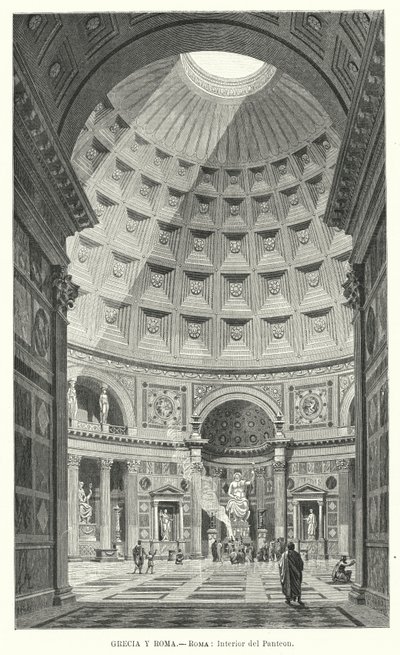 Intérieur du Panthéon, Rome - German School