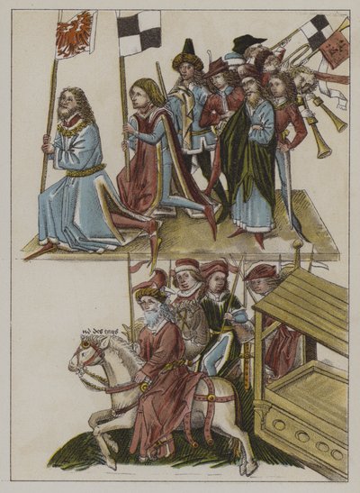 Investiture de Frédéric Ier de la maison de Hohenzollern comme Électeur de Brandebourg au Conseil de Constance - German School