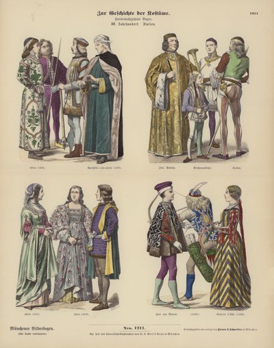Costumes italiens - German School