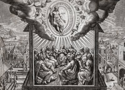 Jésus-Christ et les apôtres - German School