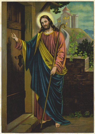 Jésus frappant à la porte d