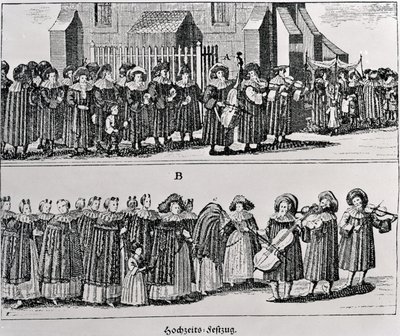 Procession de carnaval juif - German School