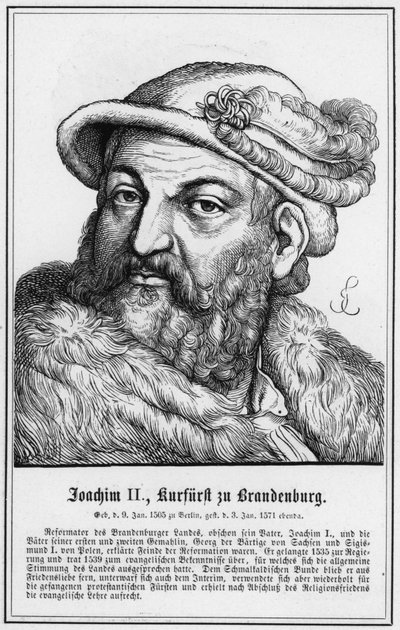 Joachim II, Électeur de Brandebourg - German School