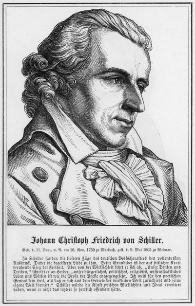 Johann Christoph Friedrich von Schiller - German School