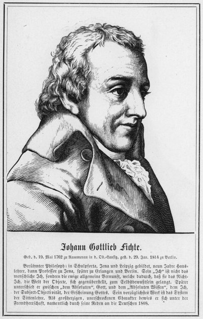 Johann Gottlieb Fichte - German School